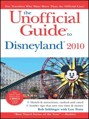 The Unofficial Guide to Disneyland 2010 - ebook